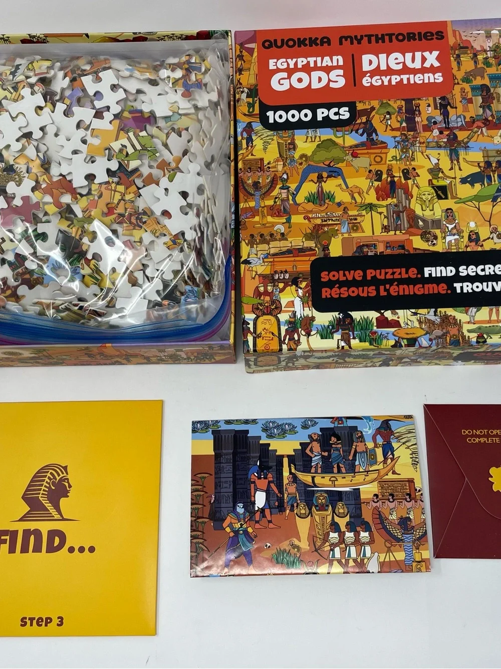 Egyptian Gods 1000-Piece Puzzle - Yellow